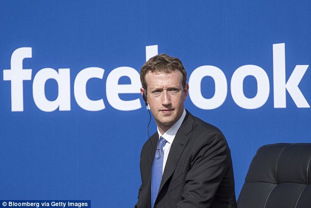 Click to enlarge Mark Zuckerberg Facebook logo background