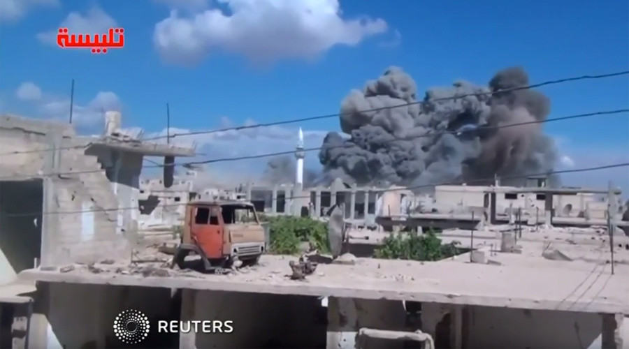 russian airstrike