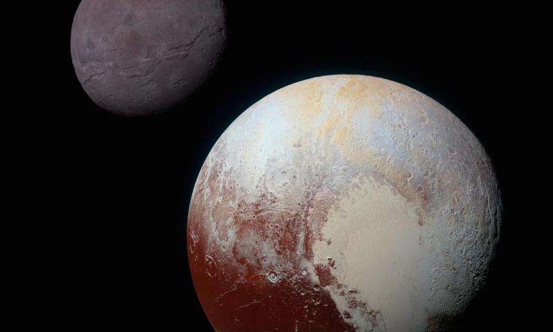 Click to enlarge pluto moon, charon