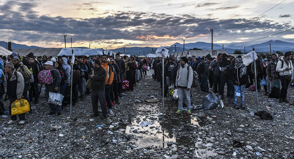 Click to enlarge refugee camp