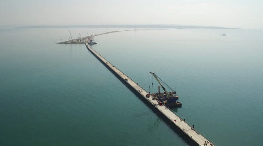Crimea bridge to Russia
