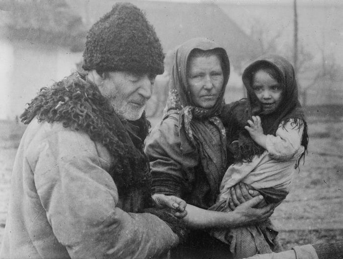 refugee family