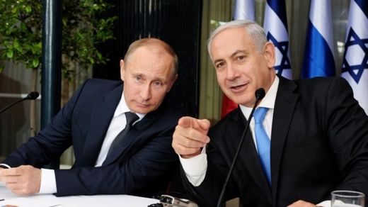 Vladimir Putin and Benjamin Netanyahu.