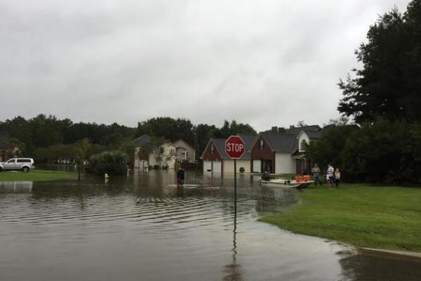 Flash floods in South Carolina