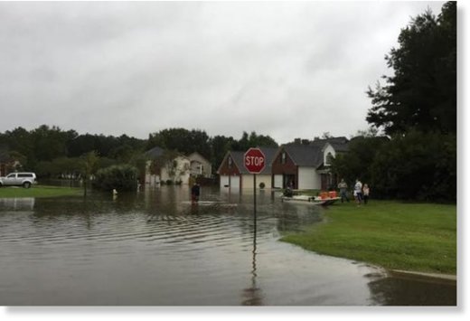 Flash floods in South Carolina