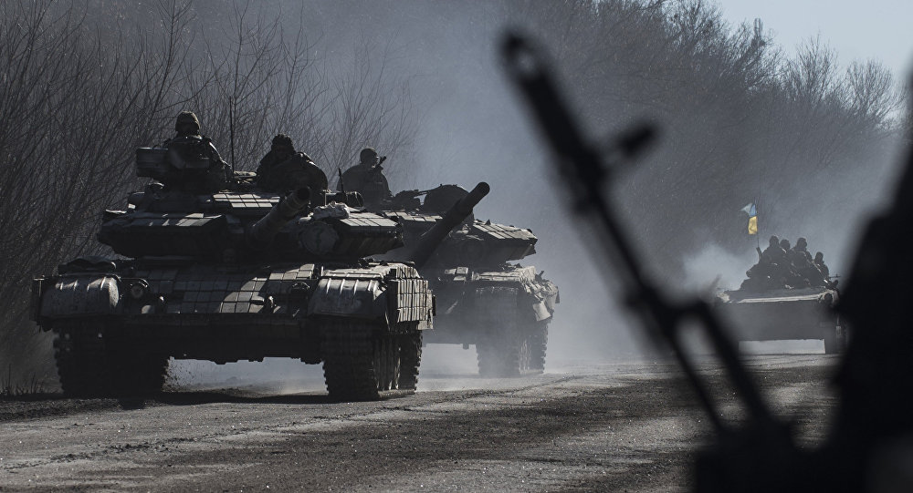Click to enlarge Ukrainian tanks