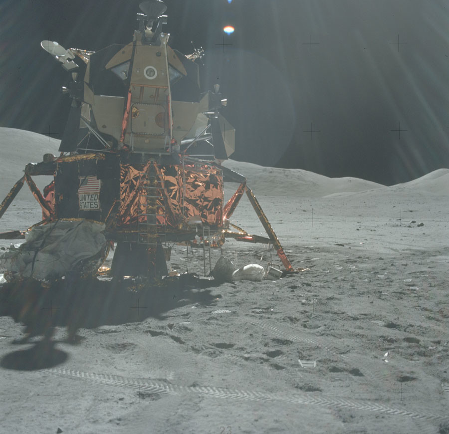 Click to enlarge Apollo moon landings