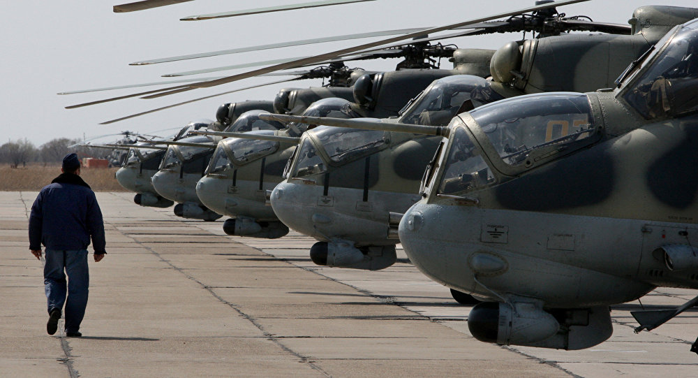 Russian M-24 helicoptors