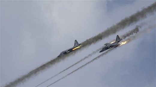 Click to enlarge Russian warplane Su-25