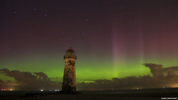 Northern lights over UK