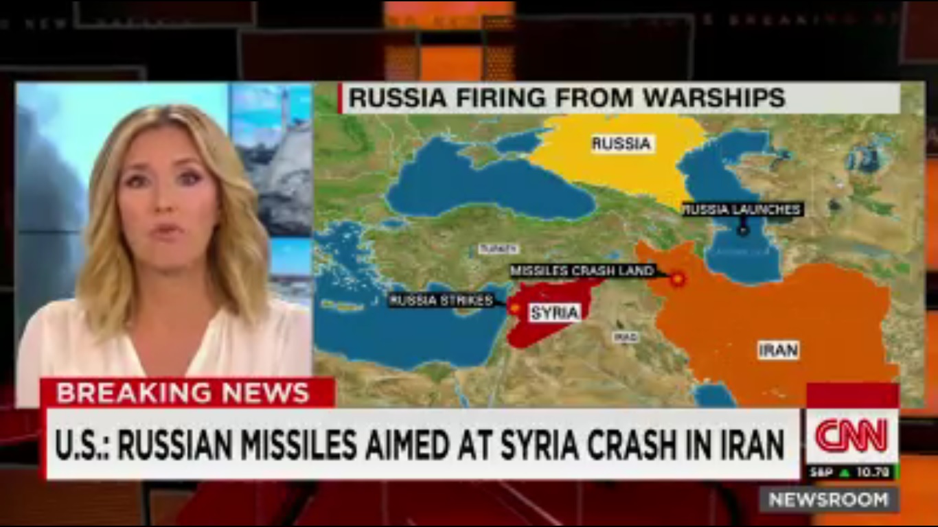 cnn misiles rusos golpean Irán