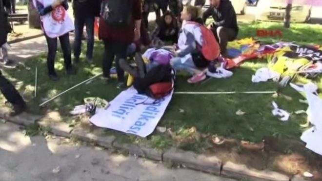 Ankara bomb blast after peace rally