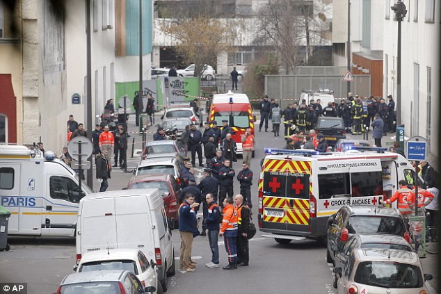 Charlie Hebdo scene