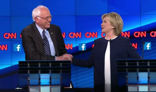 clinton and sanders