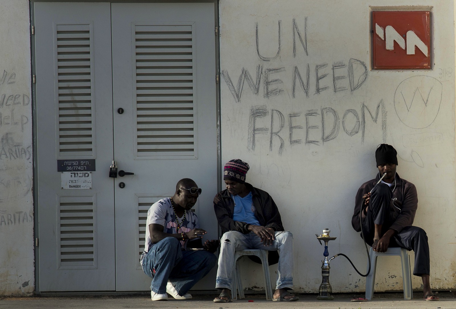 Click to enlarge African prisoners Israel