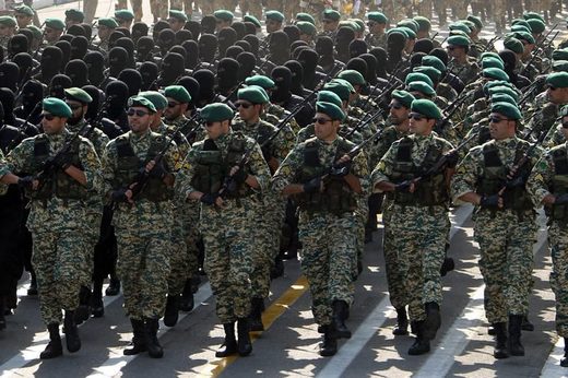 Click to enlarge Iranian troops syria