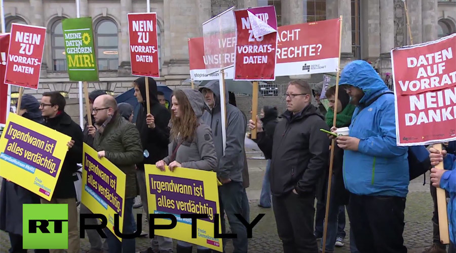 germans protest surveillence
