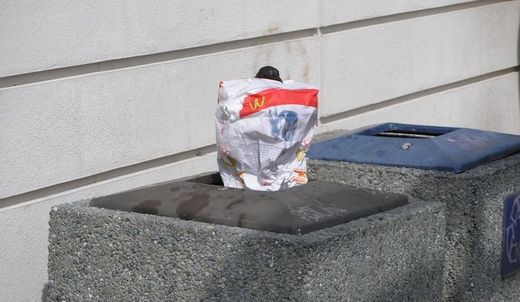 McDonald's trash