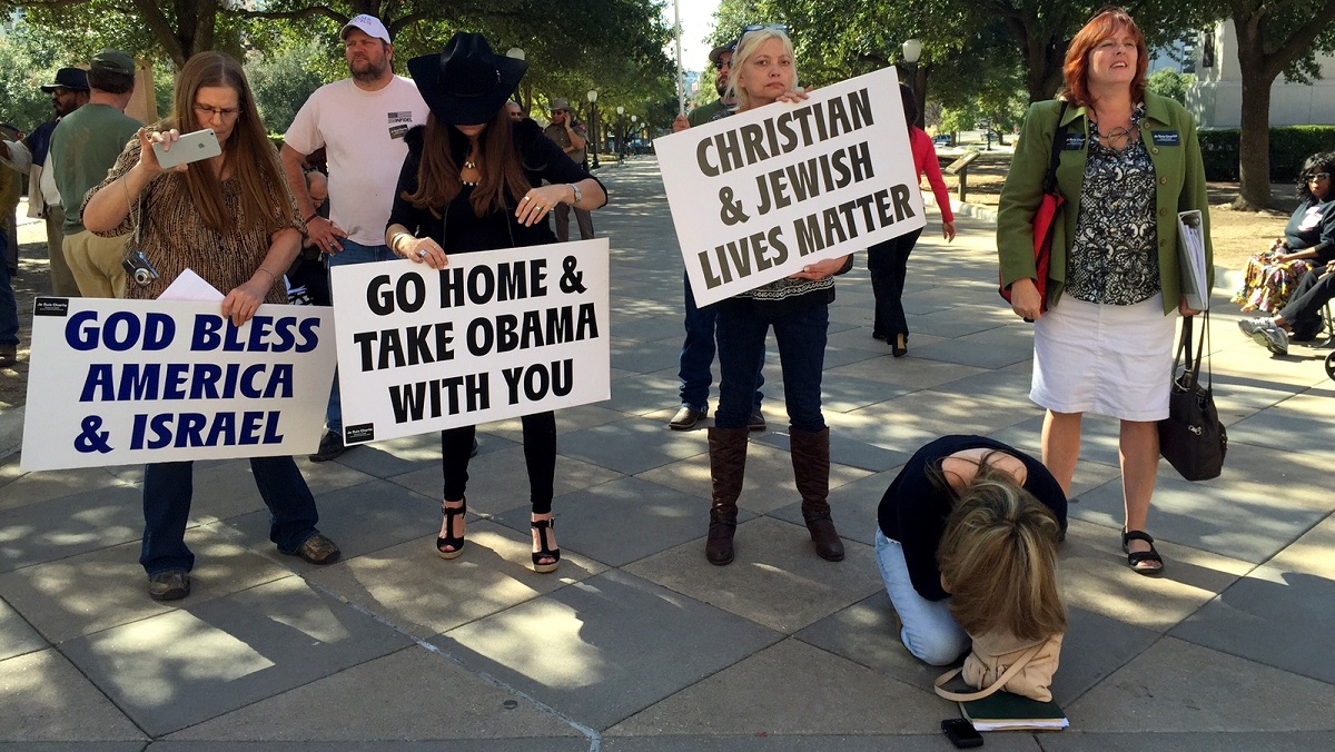anti muslim protest texas