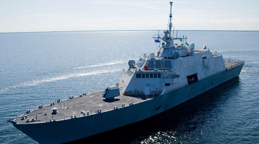 US warship