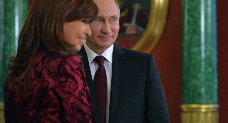 Russia argentina presidents putin kirchner