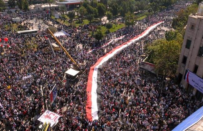 Click to enlarge assad rally