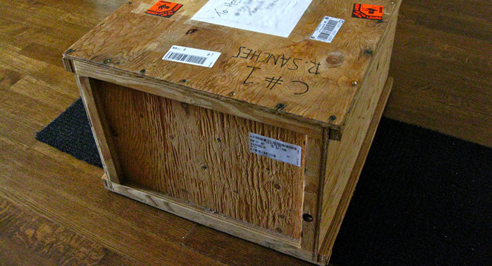 Crate full of drugs