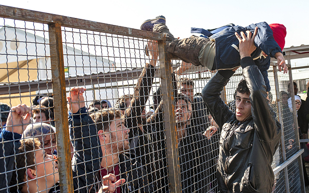 Click to enlarge migrants macedonia