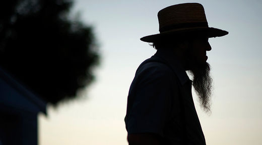 Click to enlarge Amish man