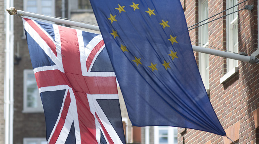 UK and EU flags