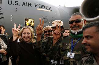 Click to enlarge hillary in libya