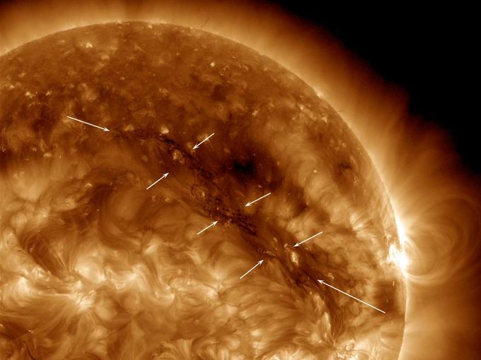 Click to enlarge solar filament