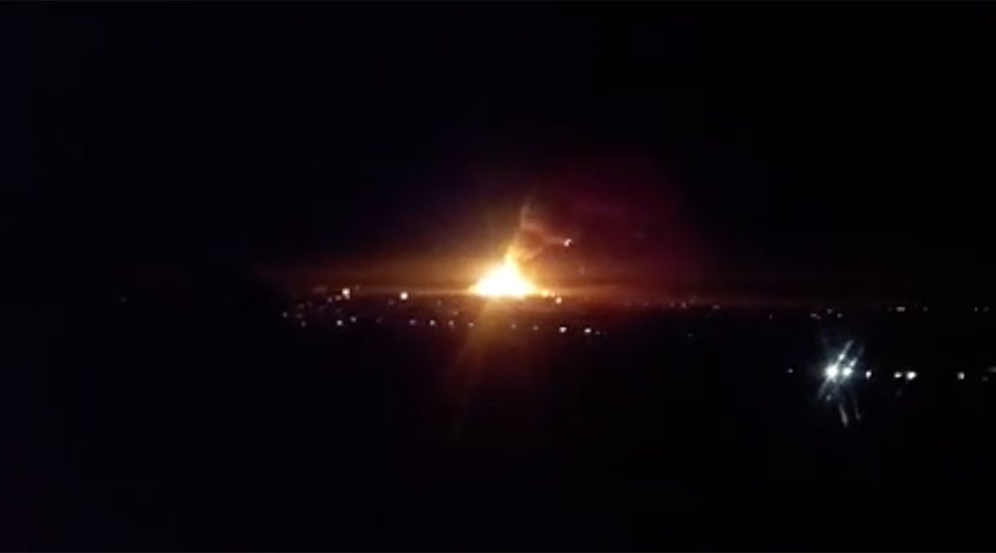 Munitions factory explosion Svatovo Ukraine Oct 29 2015