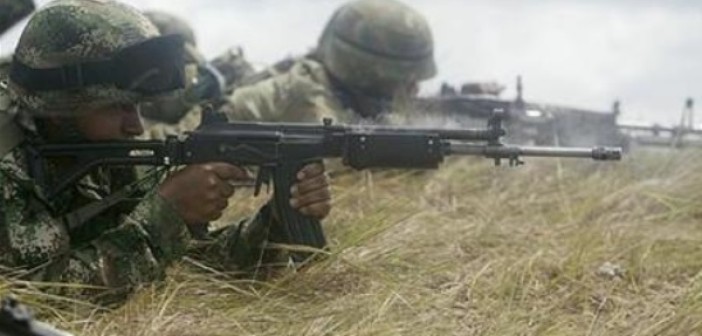 Columbian soldiers