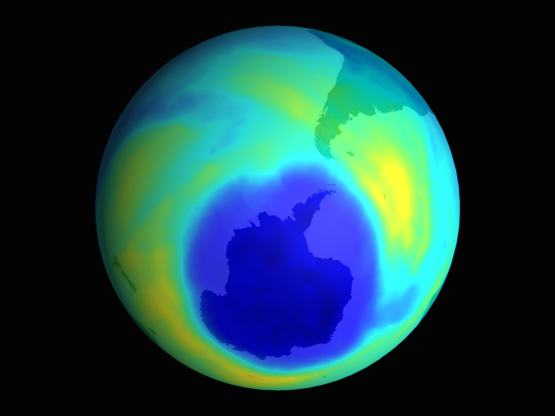 ozone hole widens