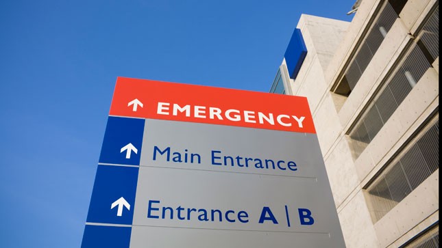 hospital sign