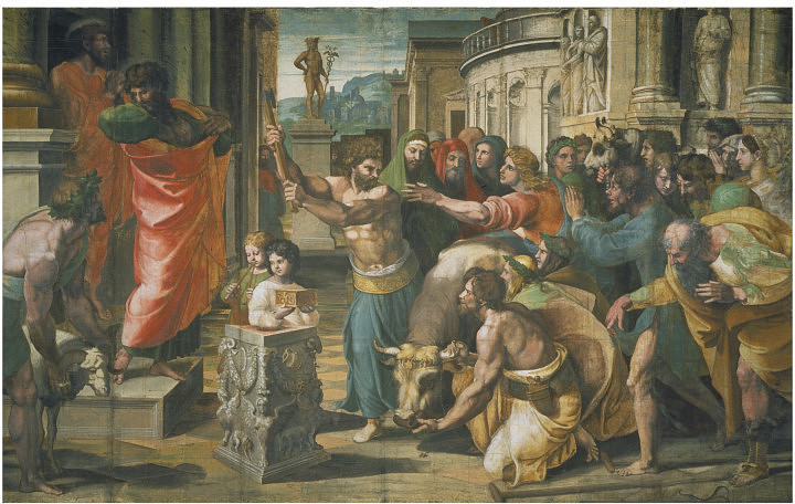 Click to enlarge The Sacrifice at Lystra
