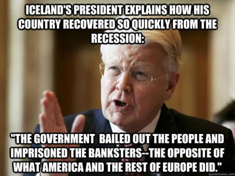 Iceland jail the bankers meme