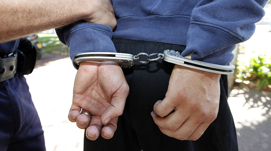 man in handcuffs
