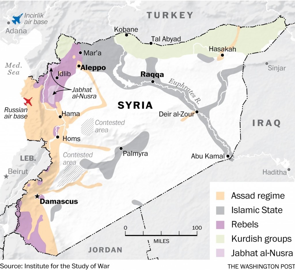 syria map