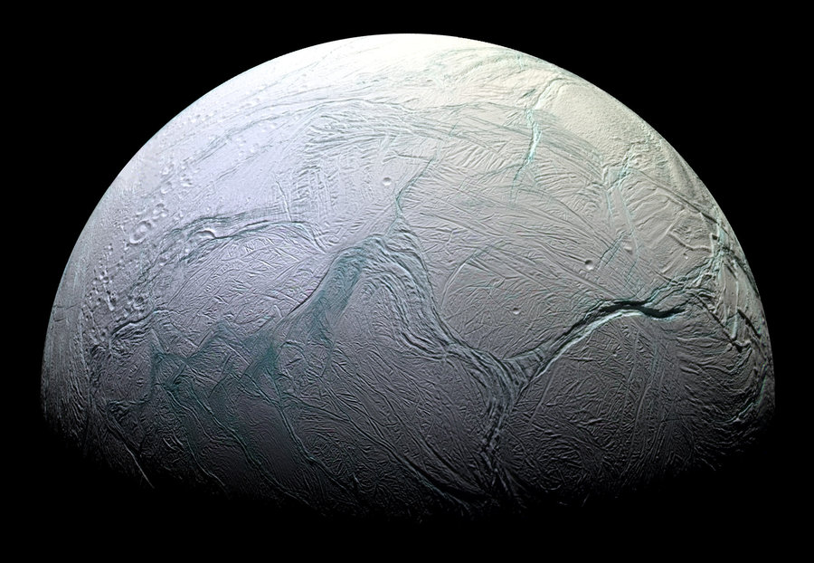 Click to enlarge Enceladus