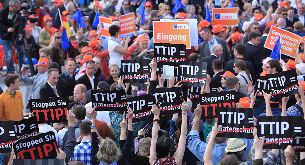 TTIP protest