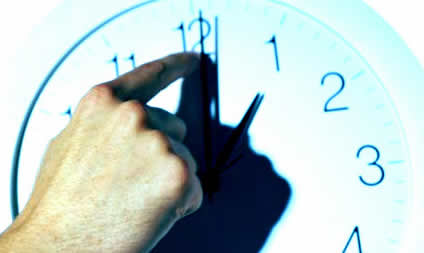 adjusting time