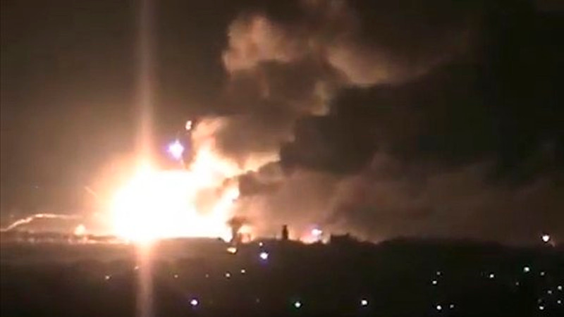 Ukraine munitions explosion