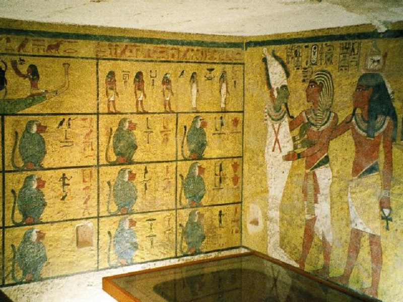 Где на карте находится гробница фараона тутанхамона