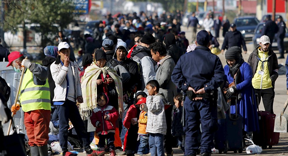Migrants in Sebia