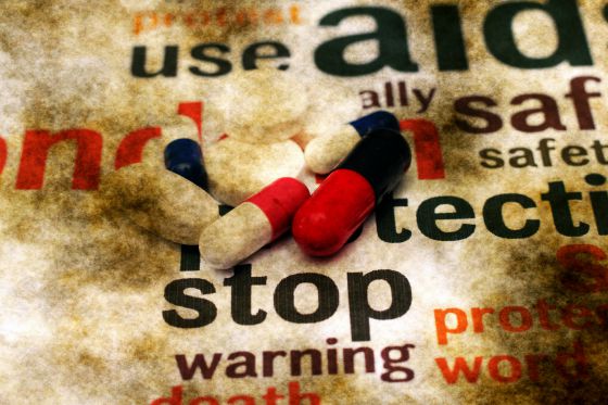 Click to enlarge medication warning