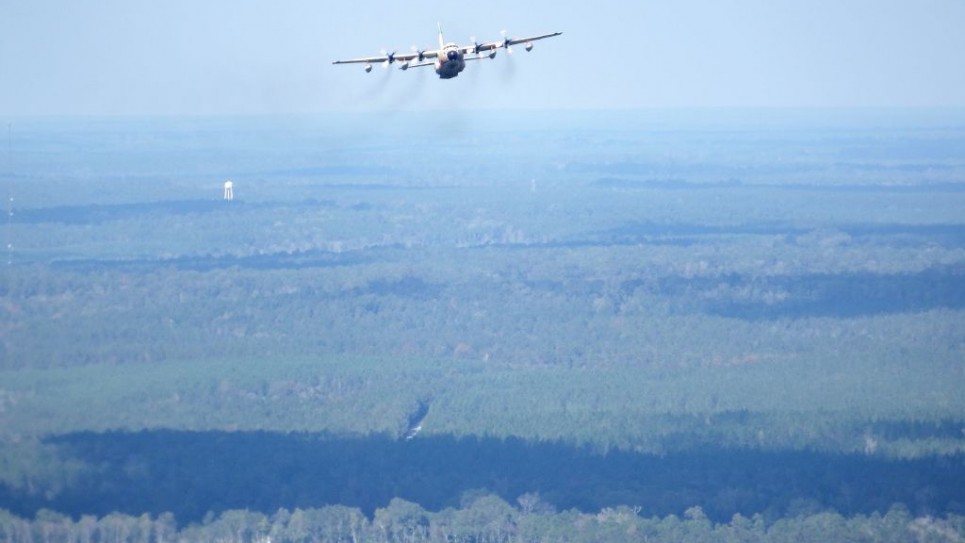 An Israeli 'Shimshon' C-130 transport 
