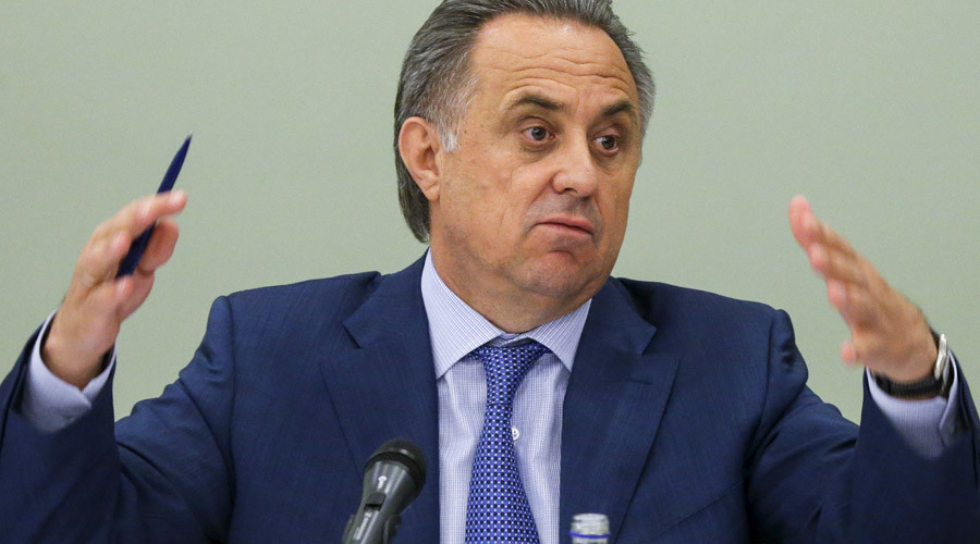 Click to enlarge Russian Sports Minister Vitaly Mutko