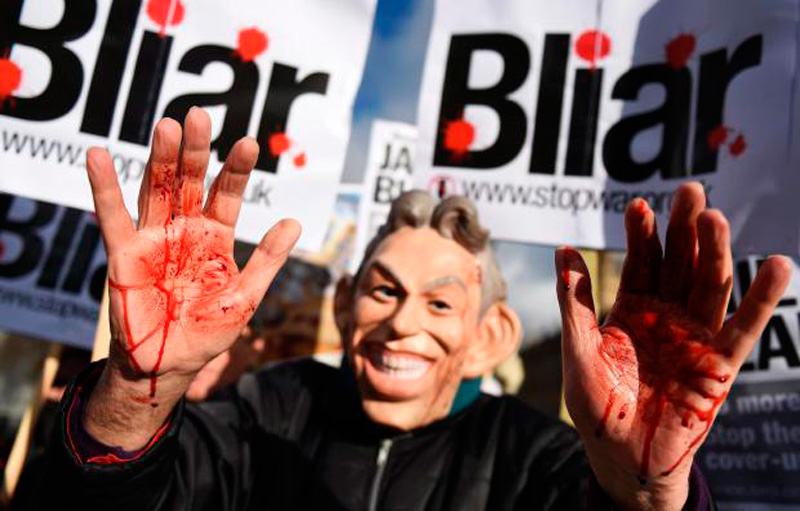 Tony Blair protest
